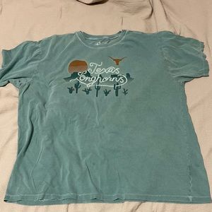 Teal University of Texas UT Austin tshirt XXL